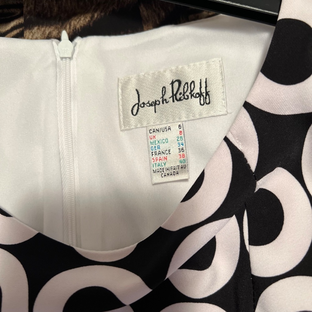 Joseph Ribkoff Dress black/white - Picture 3 of 3